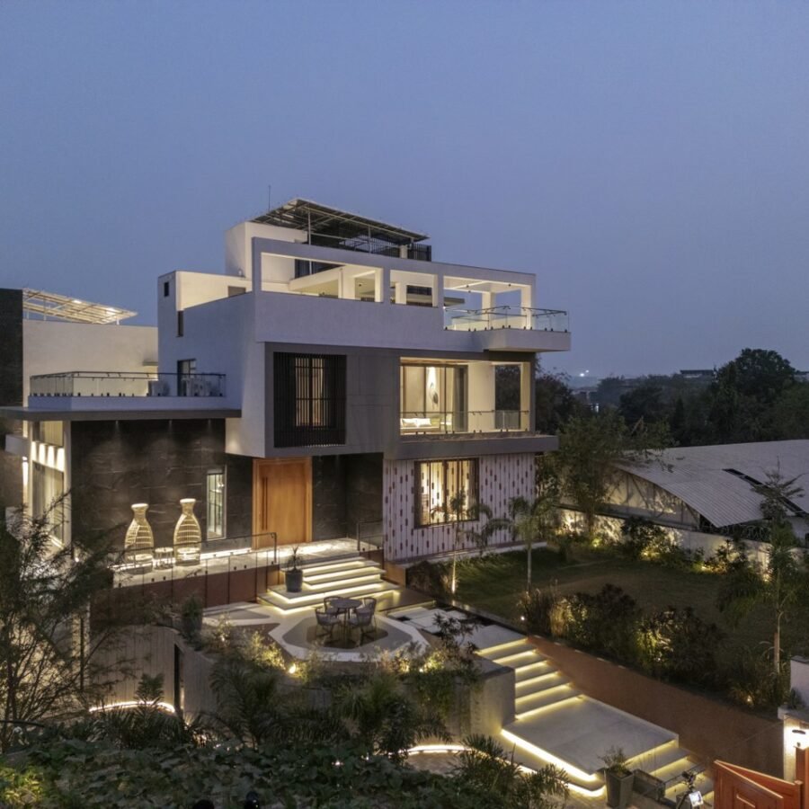 This Villa House Layout Embraces Openness And Structure